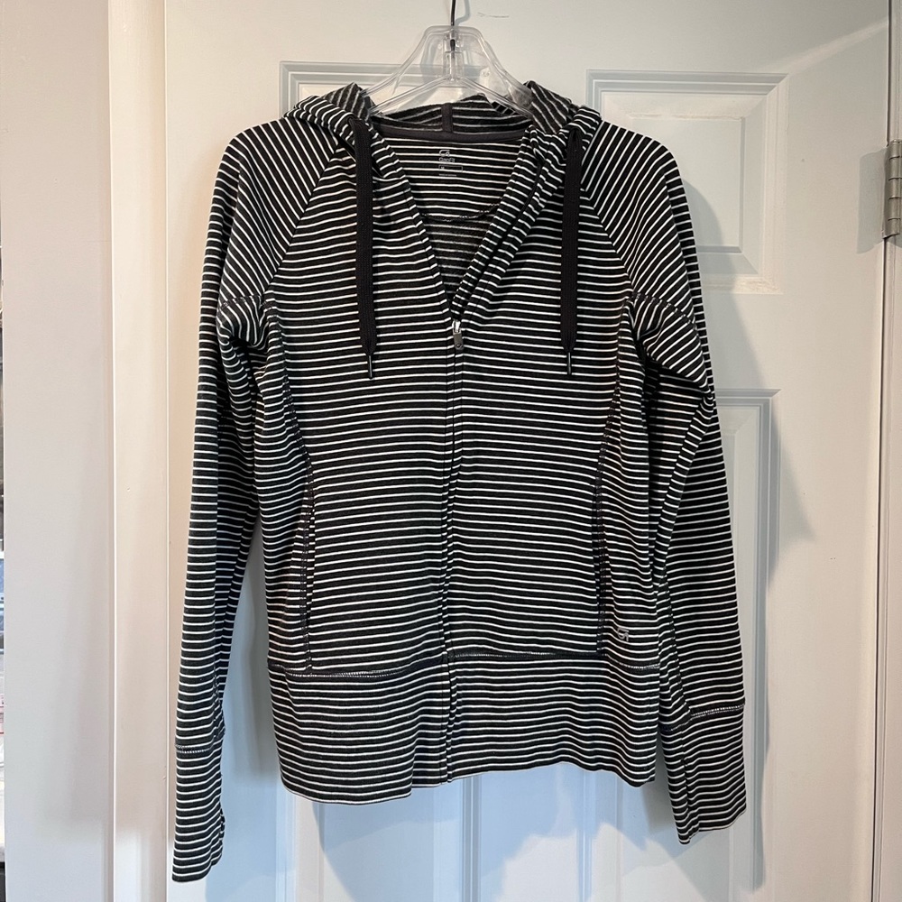 EUC GAP Fit Striped Jacket with Hood
